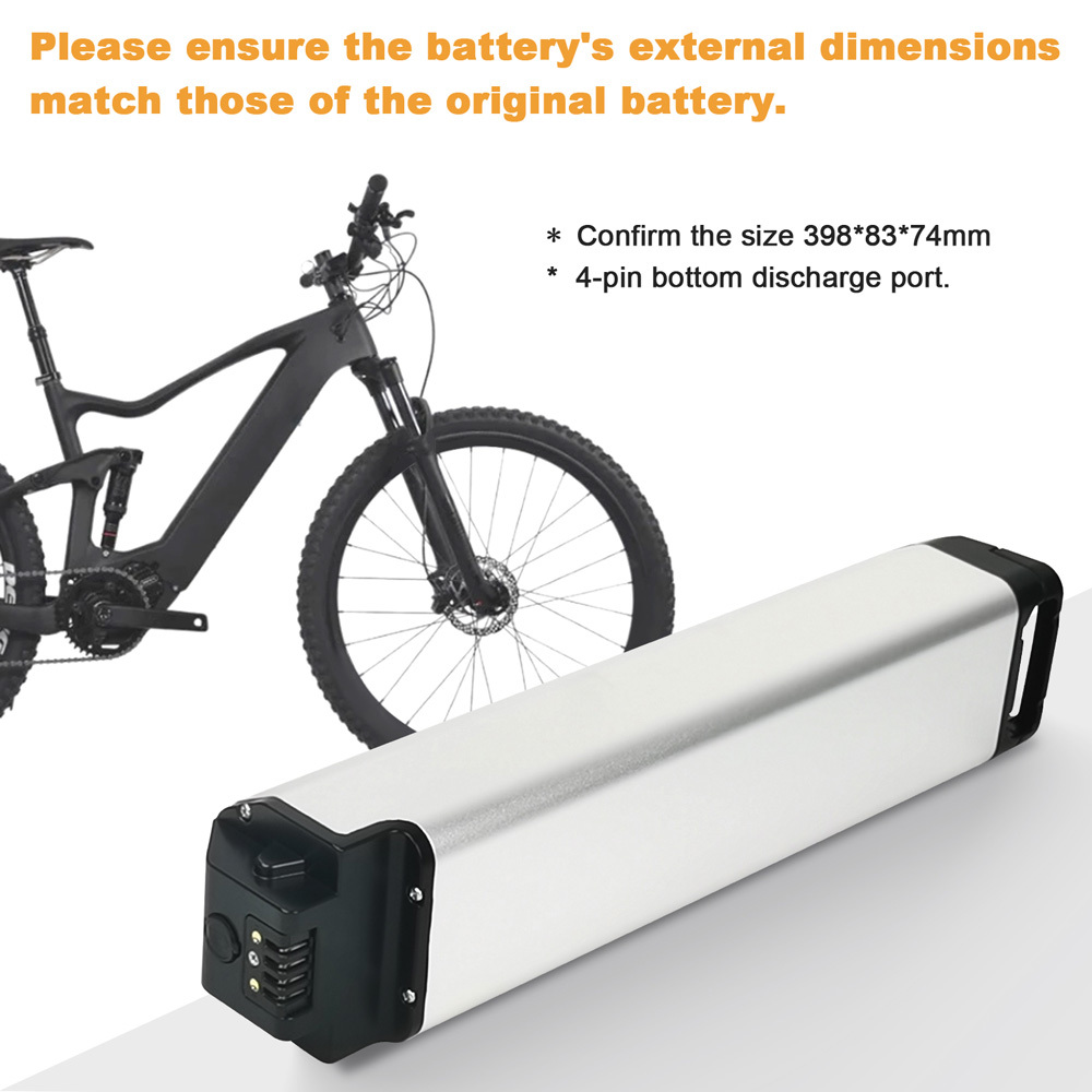 Ebike Battery Replacement 36V 48V Lithium Rechargeable e-Bike Battery Fit for IGO YORKVILLE Biktrix Monte Capro Dengfu E10/Luna Cycle X2 Z1 Endure Removable Hidden Electric Bike Batteries