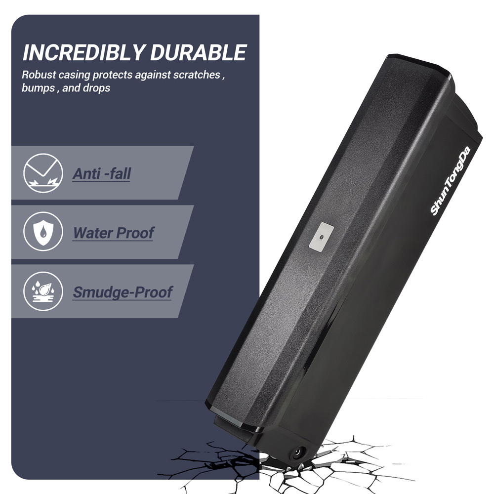 SYR Intergrated Ebike Battery Kingkong 36V 48V 52V 21700 Li-ion Cells for Freesky Wild Cat Asomtom E300 e-Bike EBIX M910 SPATIAL PHOENIX WAVE  Electric Bike Battery Replacement