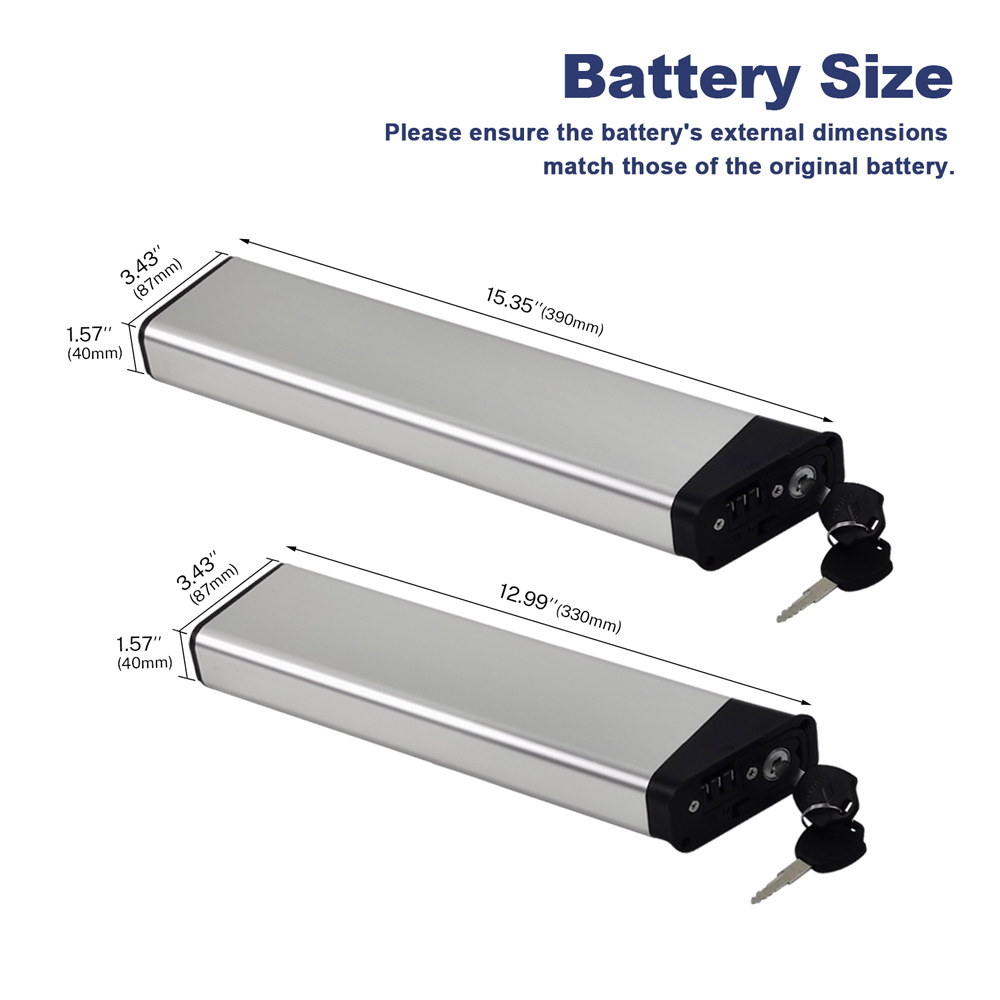 Folding E-Bike Battery DCH-014 36V Ebike Battery Replacement for Lankeleisi ADO A16 AM1908 AM001908 VIVI F20 FM20 City Foldable E Bike conversion Kit Batteries
