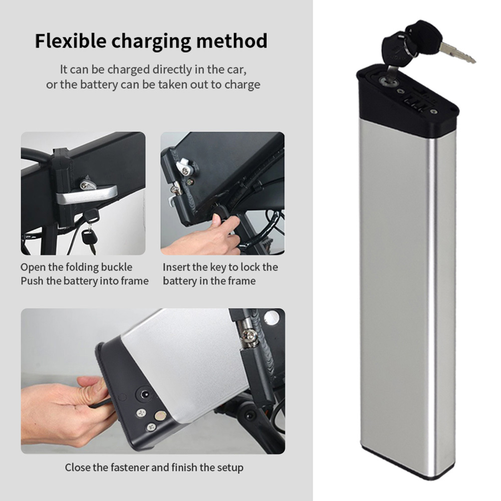 Folding E-Bike Battery DCH-014 36V Ebike Battery Replacement for Lankeleisi ADO A16 AM1908 AM001908 VIVI F20 FM20 City Foldable E Bike conversion Kit Batteries