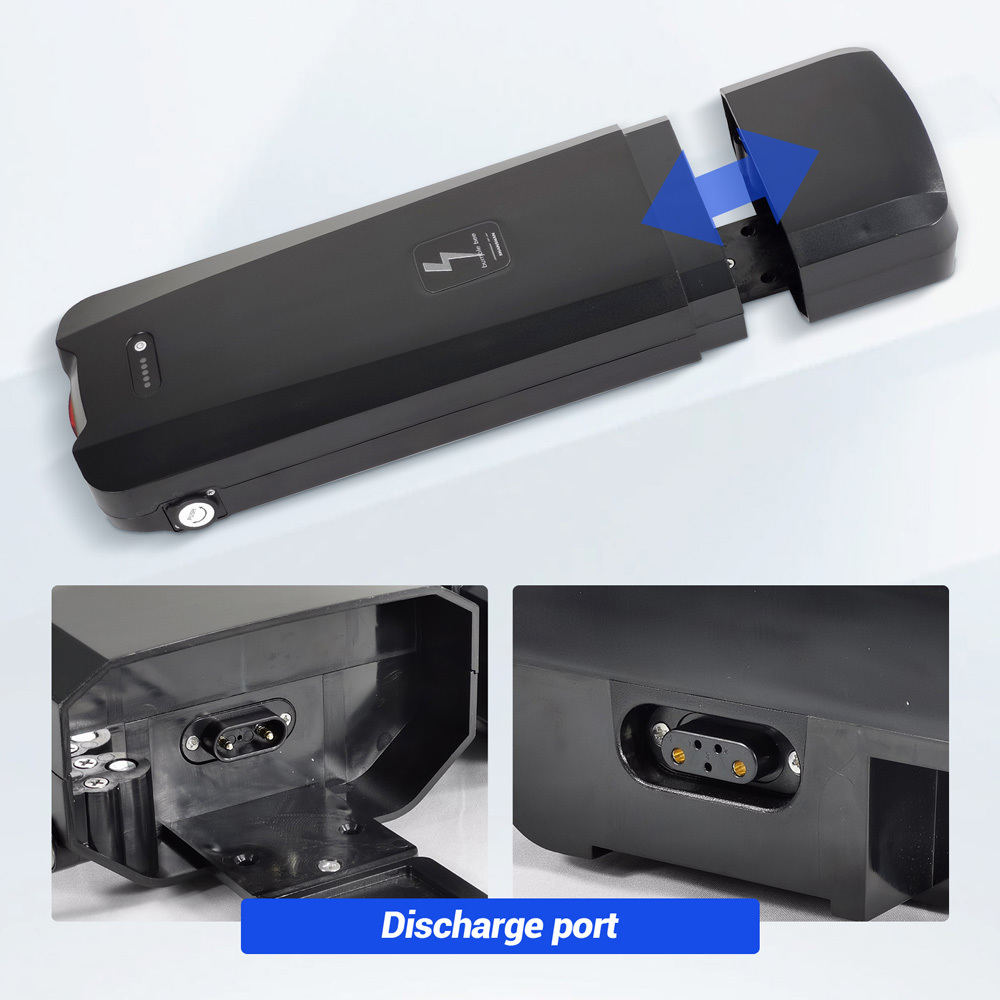 E-Bike Battery 36v 48v 52v Rear Rack Replacement Electric Bicycle Battery for BAFANG Voilamart AW Ebikeling Pexmor L-Fater Ebike 250w 500w 750w 1000w Motor with E Bike Batteries Charger