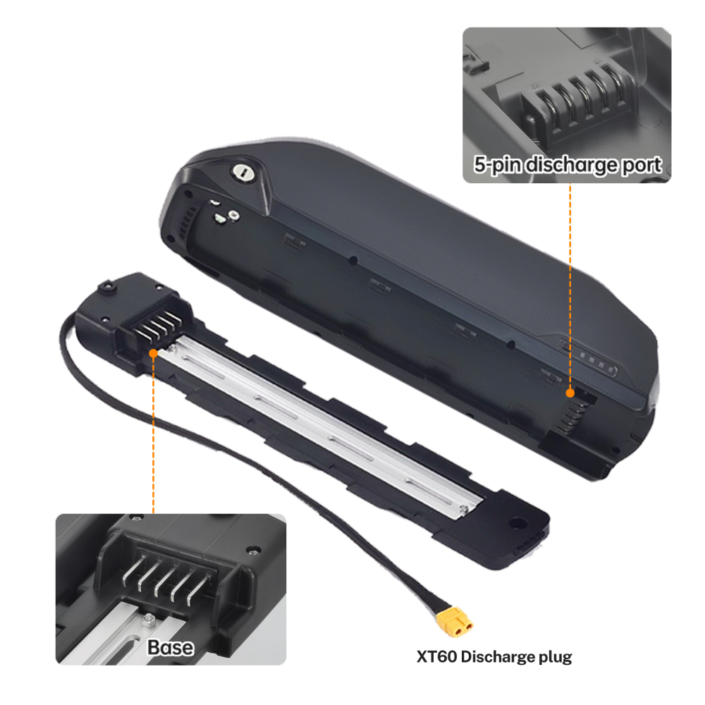 Ebike Battery Replacement 36V 48V 52V 13Ah 17.5Ah Lithium Ion E-Bike Batteries Fit for Electric Bike Motorcycle Tricycle 500W 750W 1000W Motor Conversion Kit with Battery