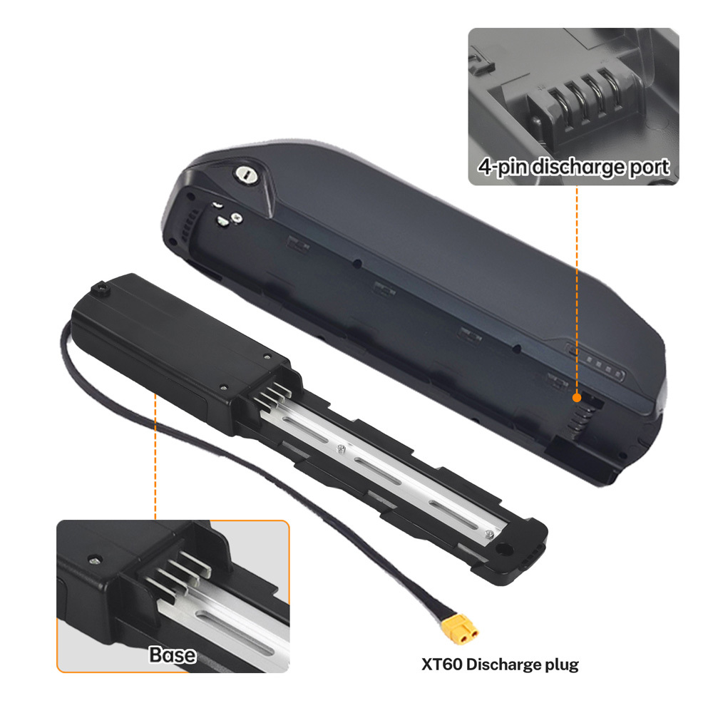 Ebike Battery Replacement 36V 48V 52V Polly Lithium Ion Batteries Fit for Electric Bike Motorcycle Tricycle 500W 750W 1000W Motor E-Bike Conversion Kit with Battery