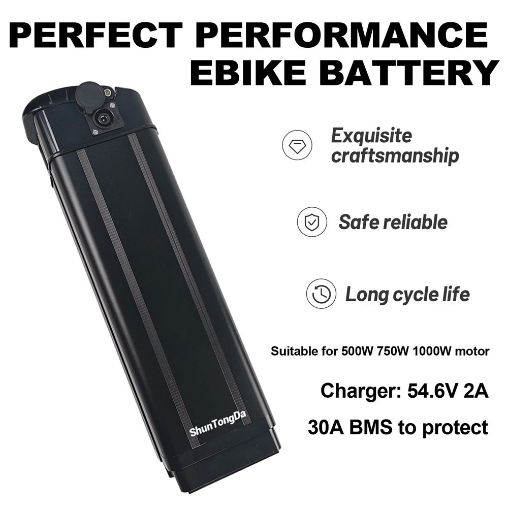 36V 48V 52V Folding Ebike Conversion Kit with Battery 13Ah 15Ah 17.5Ah Lithium Batterys for Electric Bike Whitebait Extra Bicycle Replacement Batteries