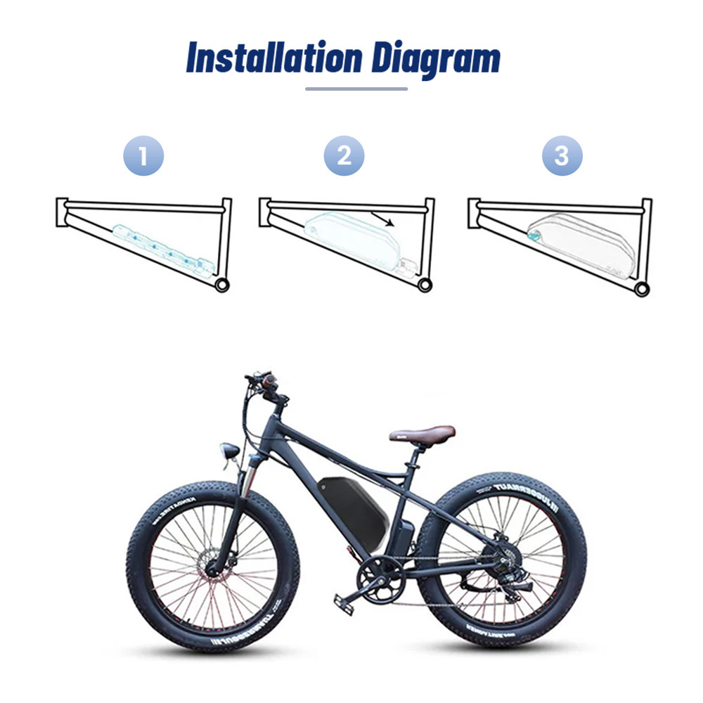 36V 48V 52V 20Ah Ebike Battery 21700 Cells Lithium Ion E-Bike Battery for BAFANG Voilamart AW Ebikeling Pexmor L-Fater 0-1500W Hub Motor Electric E Bike Conversion Kit with W/Charger & 40A BMS