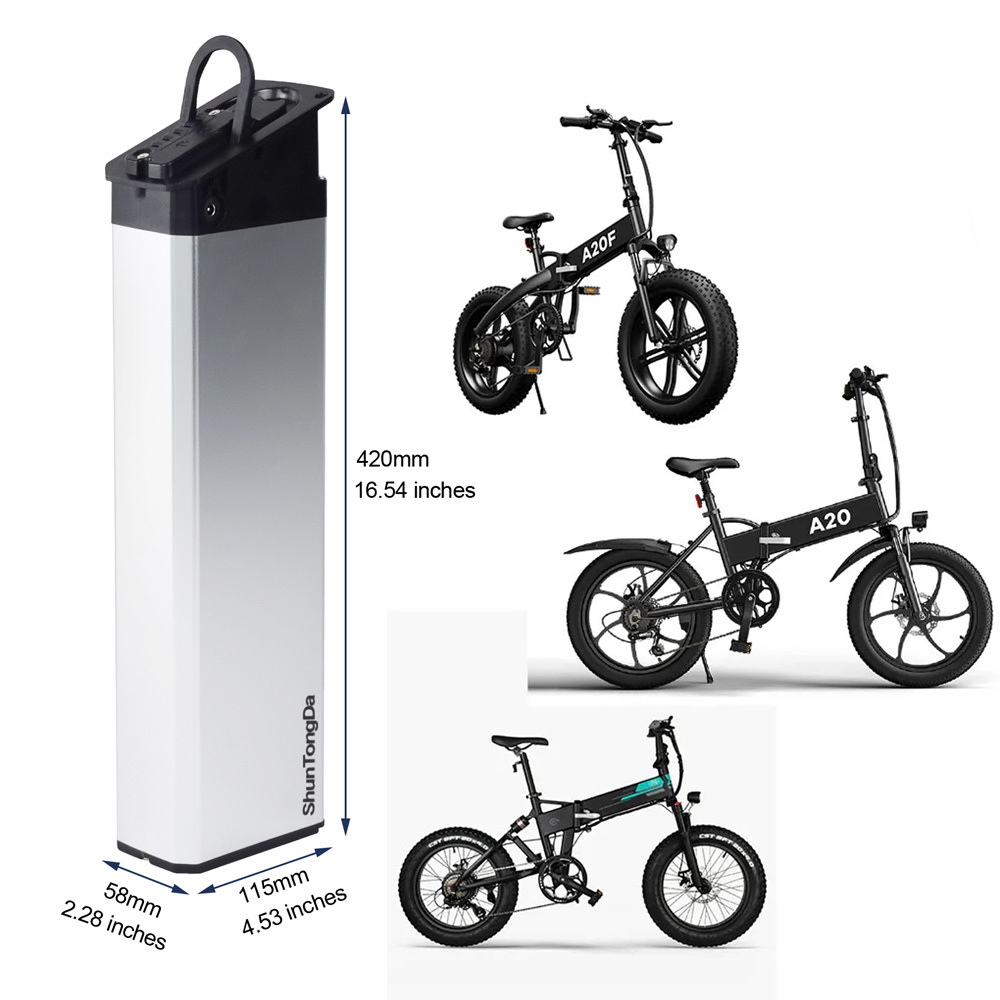 48V 52V Folding Ebike Battery Replacement for Tesgo Strength-STT G-force T42 Wallke X3 pro E-bike Lankeseisi X3000 max Foldable Electric Bike Battery Rechargeable 21700 Cells Lithium Batteries