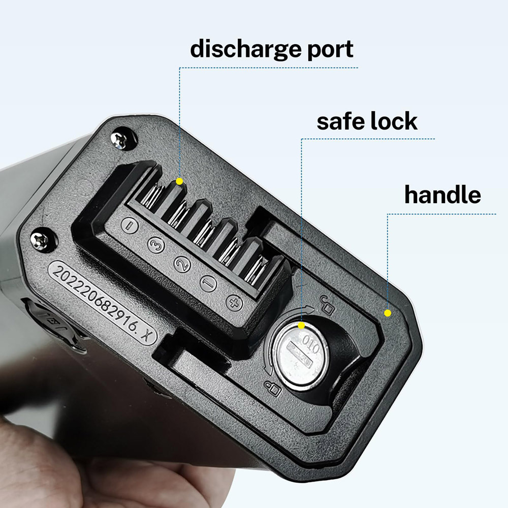 Folding Ebike Battery Replacement Fit for Jetson Haze HA318 PJHAZE-BTK 48V 10.5Ah 18650 Lithium Rechargeable Battery Pack 1000w Foldable E-Bike Batteries