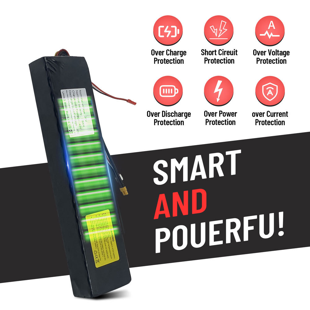 Electric Scooter Battery 36V 7800mah Rechargeable Lithium Battery Pack Replacement for Ninebot F25/F30/F40 Electric Scooter Li-Ion Battery Accessories with Communication