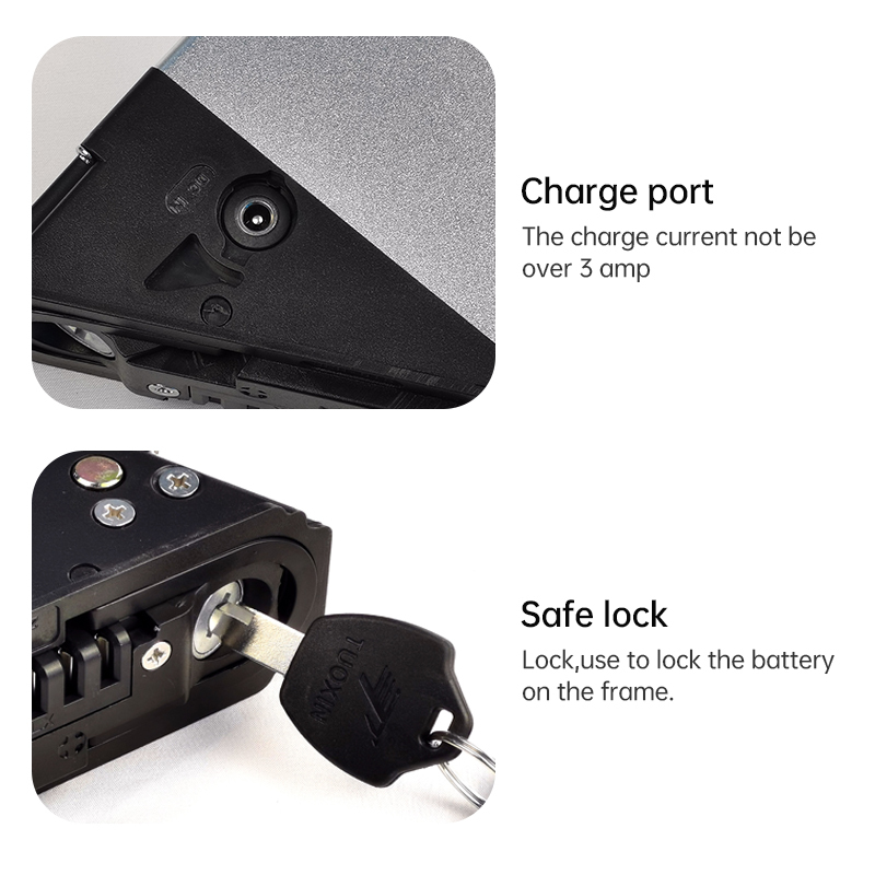 Folding E-Bike Battery DCH-015 36V 48V Ebike Battery Replacement for Aipas E Bike Shengmilo MX-0 Voltour 48V 750w Bafang Motor Foldable E Bike Batteries
