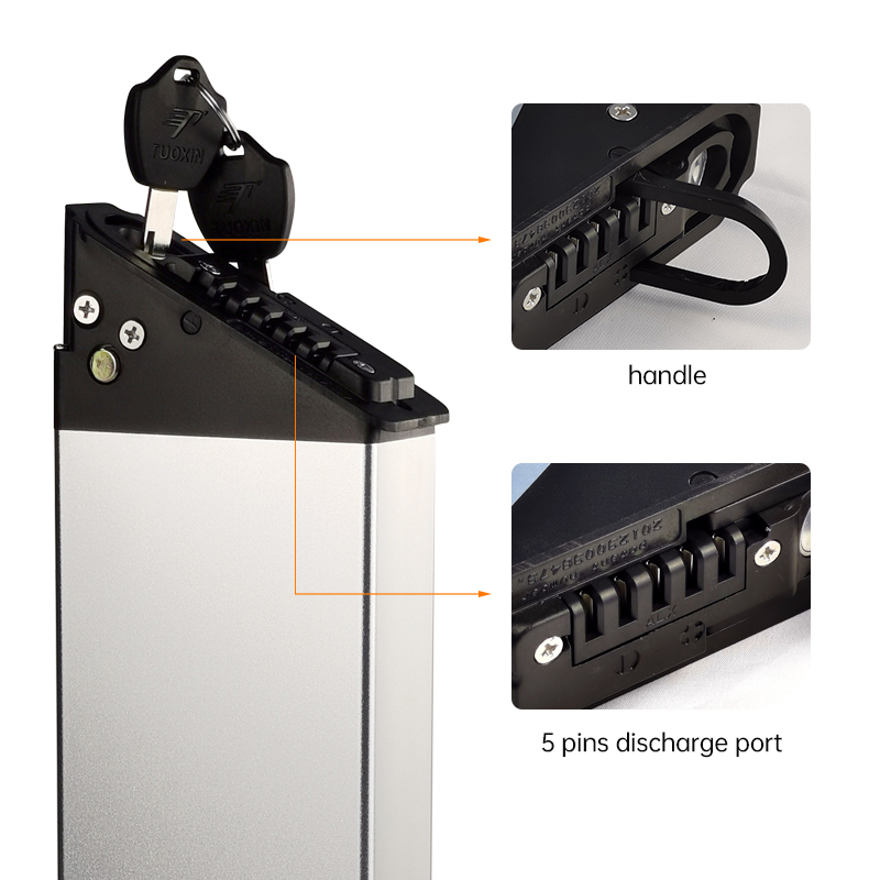 Folding E-Bike Battery DCH-015 36V 48V Ebike Battery Replacement for Aipas E Bike Shengmilo MX-0 Voltour 48V 750w Bafang Motor Foldable E Bike Batteries