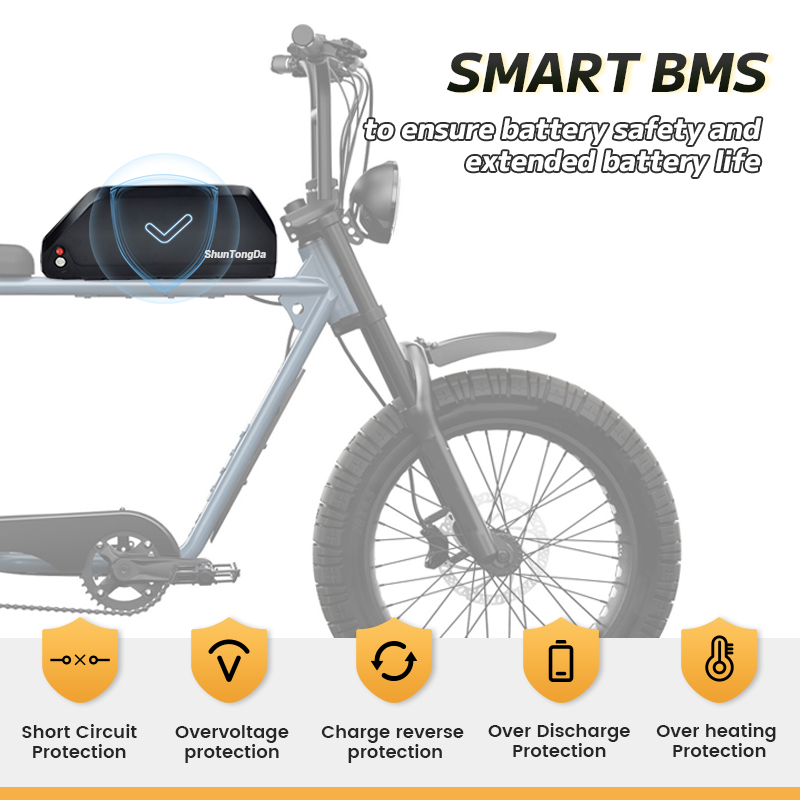 48V 30Ah Ebike Battery 21700 Lithium Battery Pack Fit for E-Bike 200w-2000w Motor Large Capacity Removable Electric Bike Bicycle Conversion Kit with Battery Replacement with 3A Fast Charger