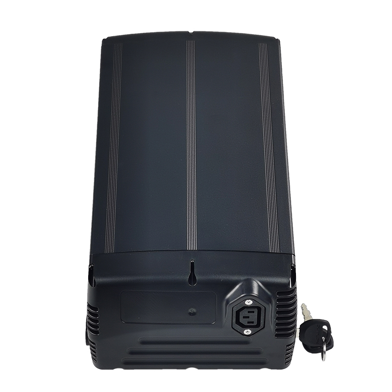 48V 52V 30Ah 50Ah Long Range Large Capacit Ebike Battery Replacement Electric Bike Rear Rack Battery 50A BMS with 3A Fast Charger