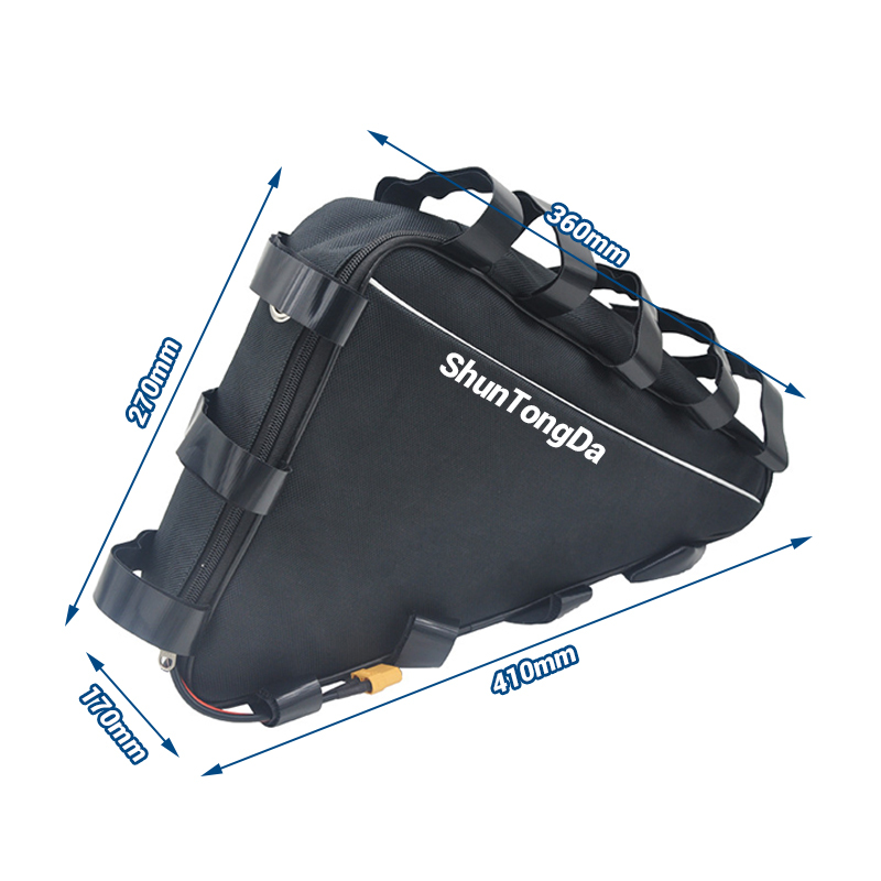 60V 40Ah Ebike Battery Triangle High Capacity Grade a 21700 Samsung 50S cells 72V 30Ah Electric Bike Battery Triangle Waterproof Bag 100A 150A BMS for 3000W 5000w Motors