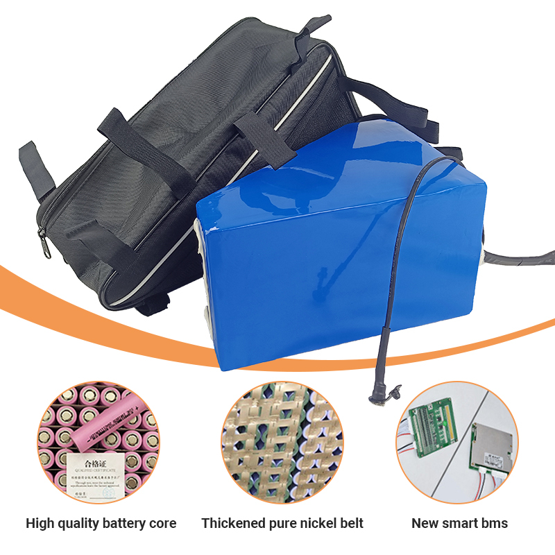 60V 40Ah Ebike Battery Triangle High Capacity Grade a 21700 Samsung 50S cells 72V 30Ah Electric Bike Battery Triangle Waterproof Bag 100A 150A BMS for 3000W 5000w Motors