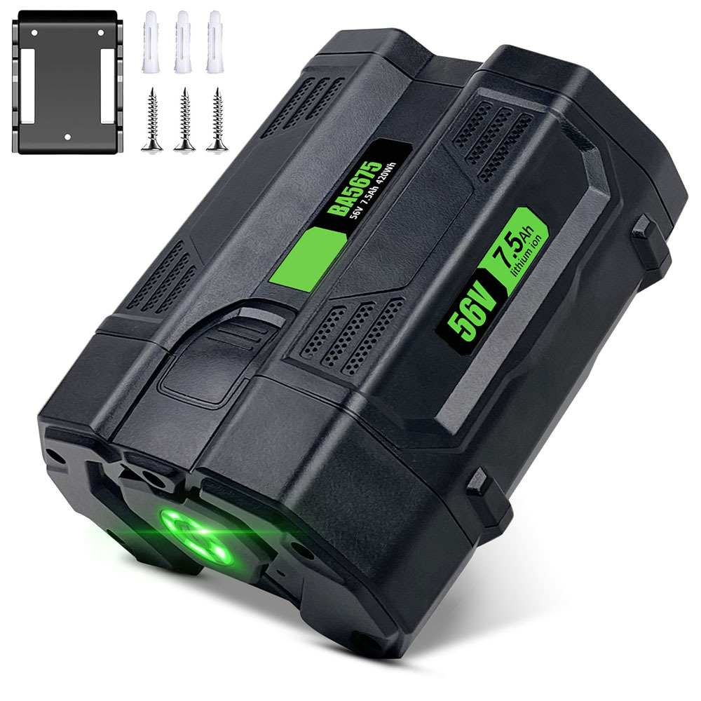 56V 5Ah 7.5Ah BA2800 Replacement for EGO 56V Battery BA2800 BA4200 Conpatible with EGO 56 Volt CS1604 CS1804 CS1403 HT2400 LB6504 Power Tools