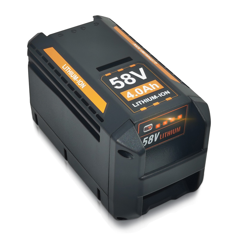 58V 4.0Ah 6.0Ah Lithium Battery Replacement for Echo 58V Battery CBP-58V20 CBP-58V40 CCS-58V Chainsaw CLM-58V 21'' Lawn Mower, Compatible with AEG 58V ACS58B200 ALT58BT ABL58JB Cordless Power Tools