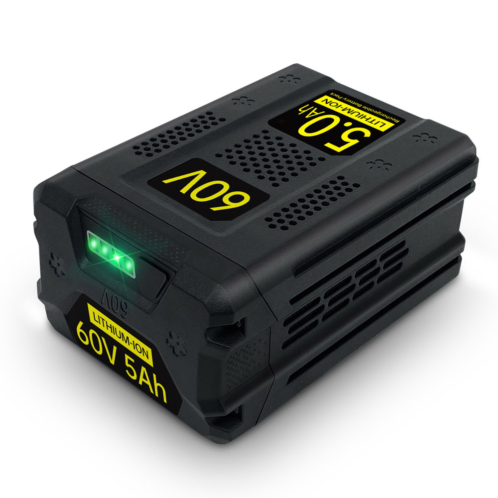 New Upgraded 60V 5.0Ah 6.0Ah Batteries Compatible with Greenworks 60V Battery LB60A03 LB60A02 LB60A00 Replacement for 75+ Green Works 60 Volt Tools & Greenworks Pro Battery
