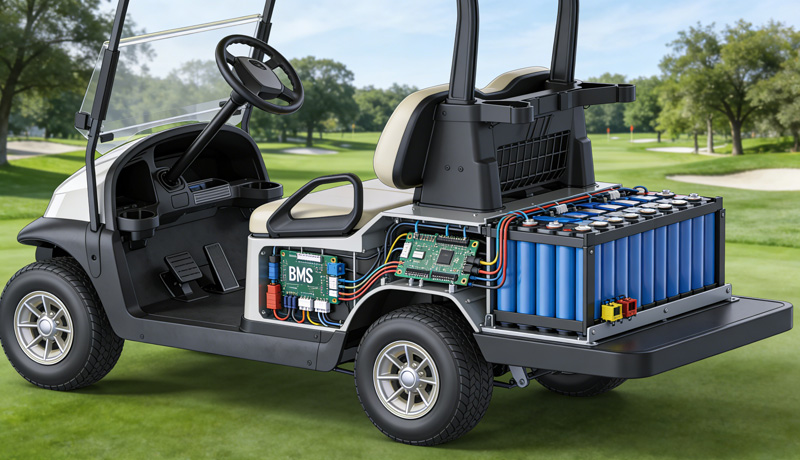 Advanced Golf Cart Power Systems: Lithium vs Lead-Acid Batteries & Custom BMS Solutions