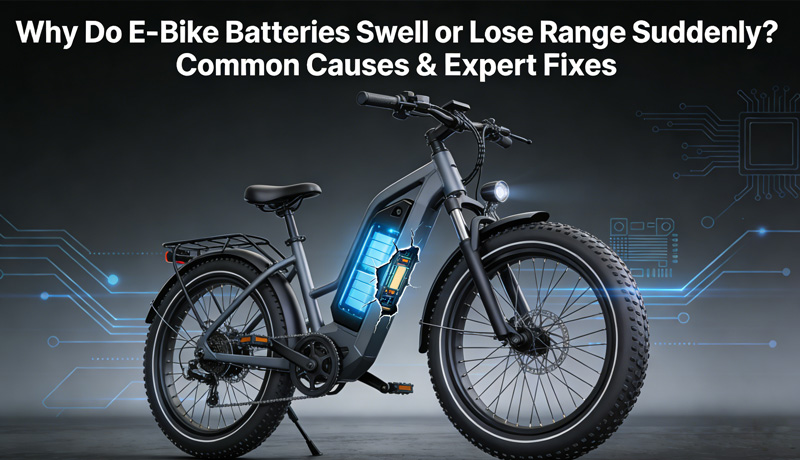 Why Do E-Bike Batteries Swell or Lose Range Suddenly? Common Causes & Expert Fixes