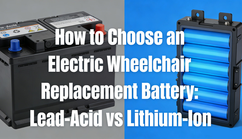 How to Choose an Electric Wheelchair Replacement Battery: Lead-Acid vs Lithium-Ion