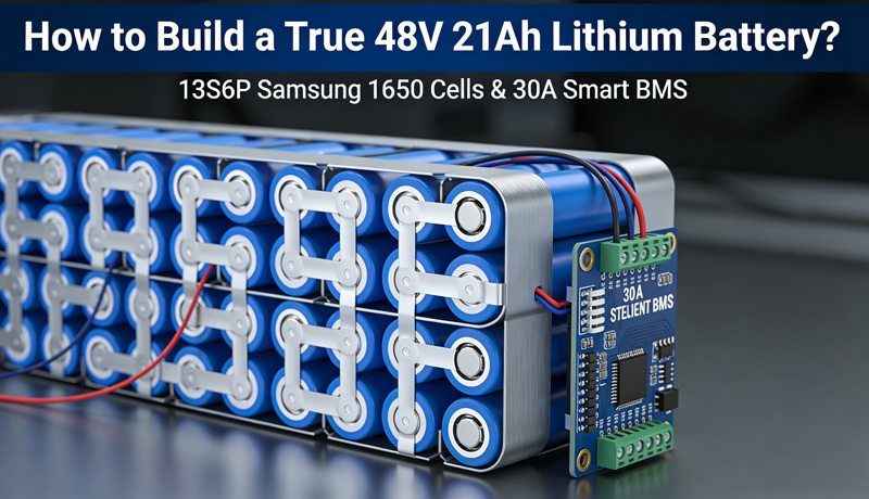 How to Build a True 48V 21Ah Lithium Battery? (13S6P Samsung 18650 3500mAh)
