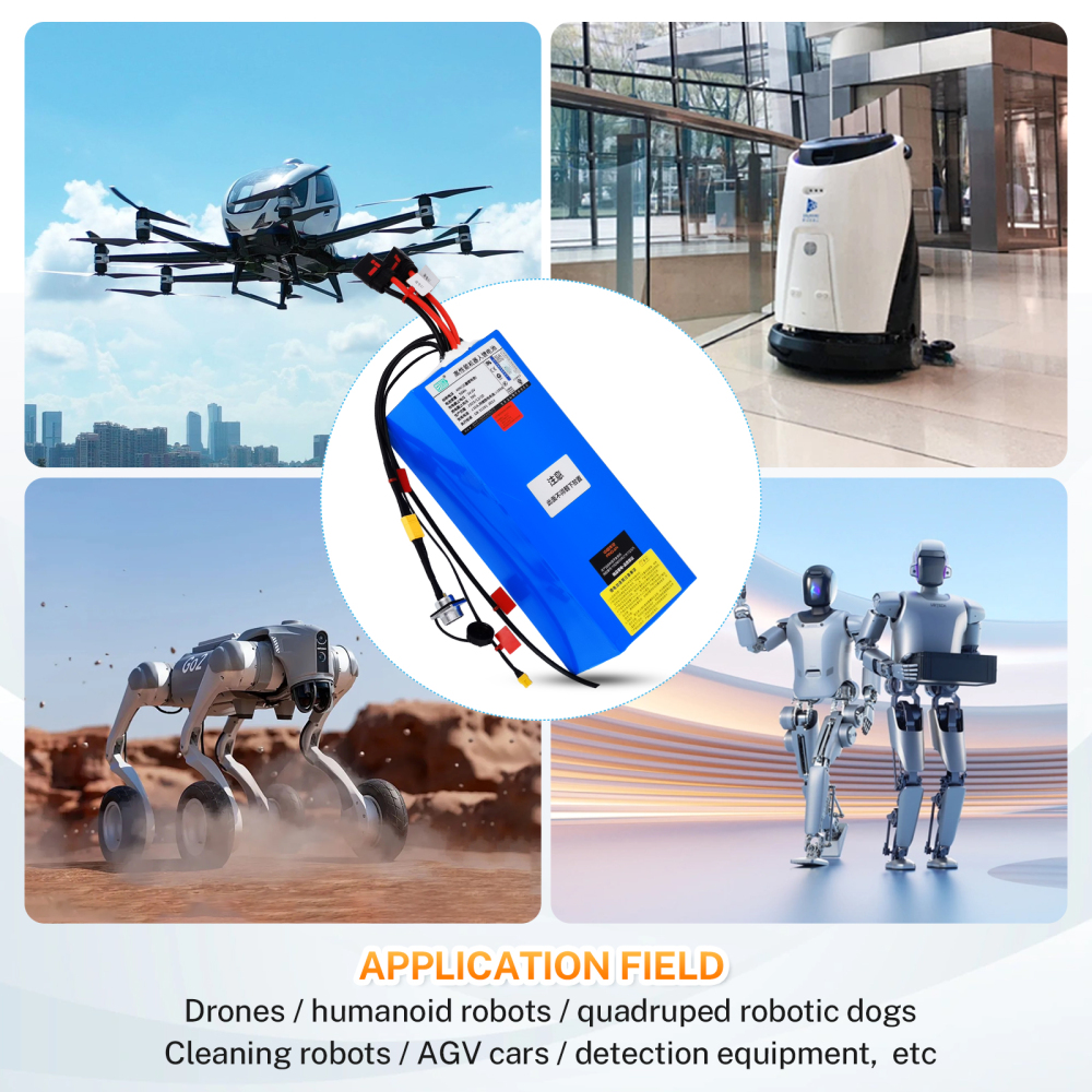 48V 30Ah Lithium Battery Powered by Samsung 21700 50S Cells (13S6P) Delivers Stable, Precise Power for Robot Lab Tests—150A Maximum Discharge Current, 100A Continuous Discharge, RS485 Communication