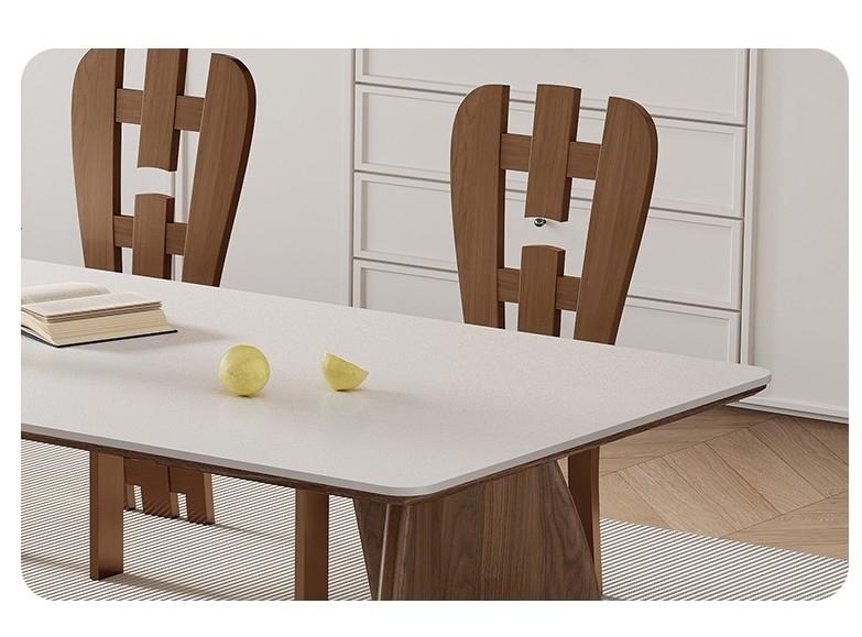 Nordic style solid wood dining table