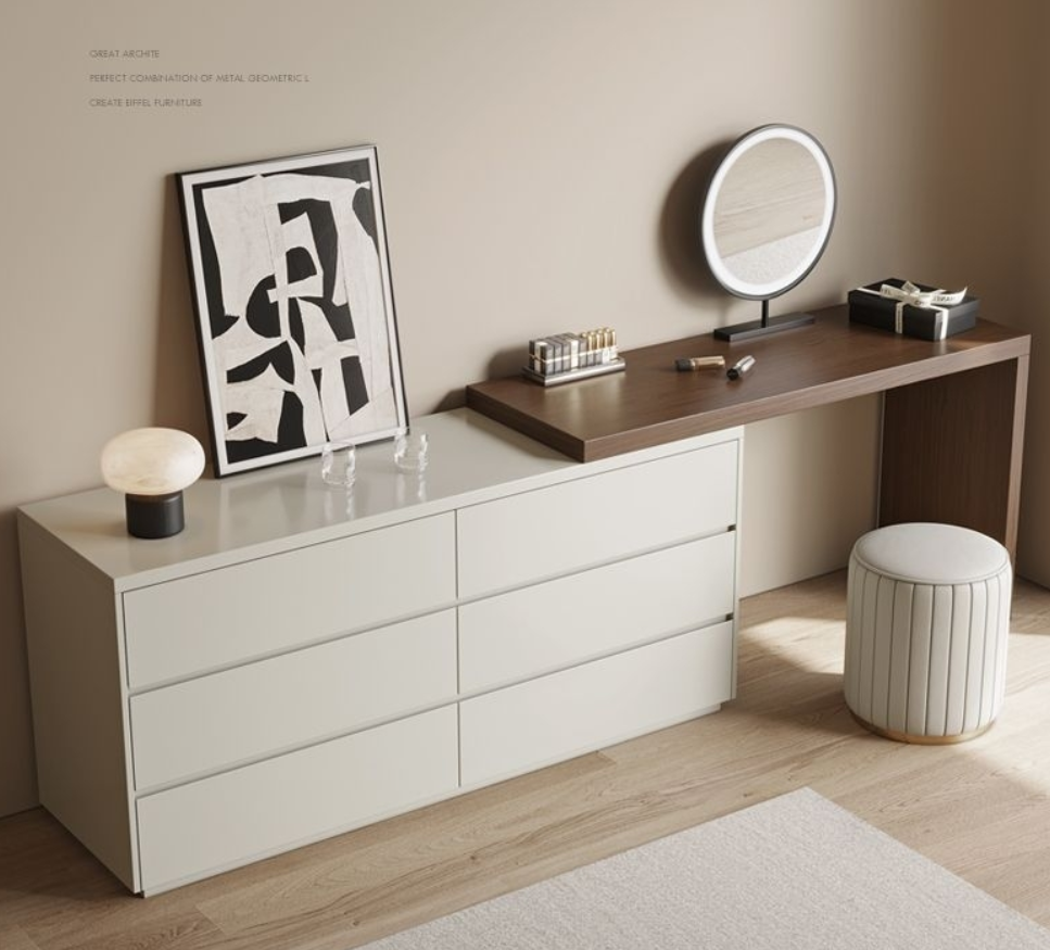 Bedroom dressing table storage cabinet combination multifunctional dressing table dressing combination