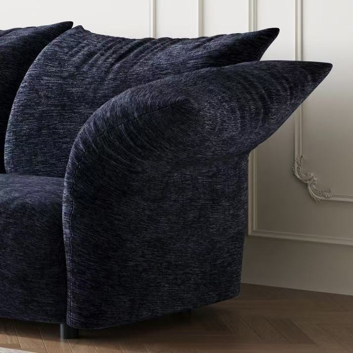 Petal sofa with personalized design, adjustable armrests, minimalist chenille fabric, internet famous irregular corner sofa