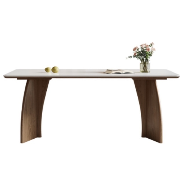 Nordic style solid wood dining table