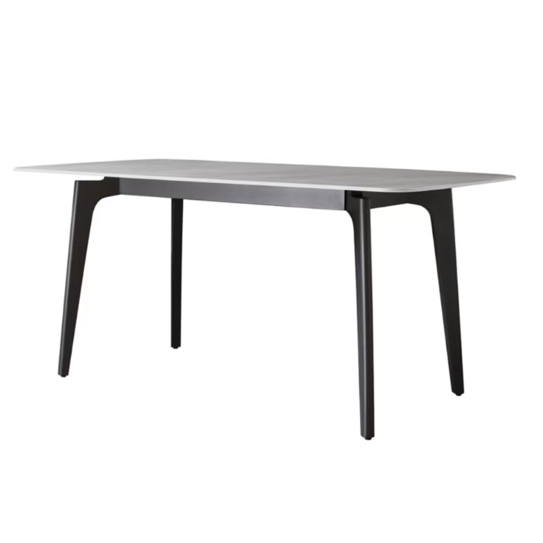 12mm microcrystalline stone dining table Italian minimalist style rectangular dining table of various sizes