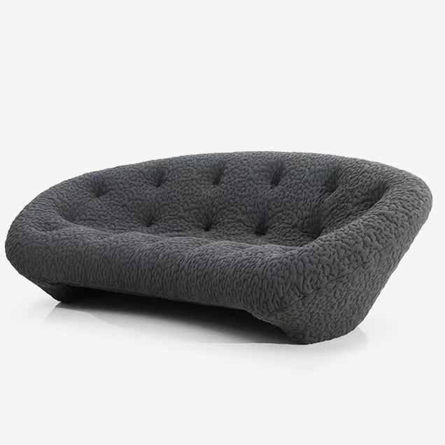 Ripple texture shell sofa: comfort and artistic sense of small-sized apartments