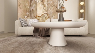 Pure White Round Table: The Quiet Aesthetics of Minimalist Lines