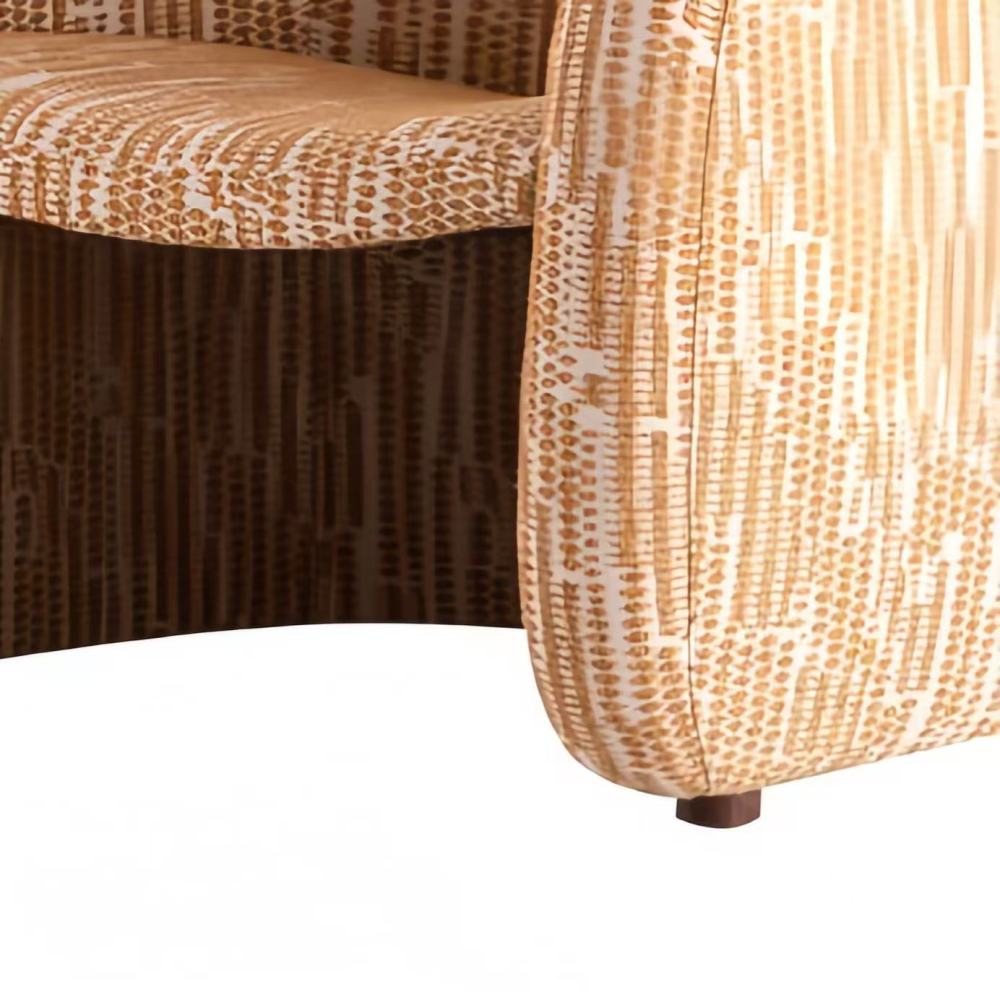 Fabric soft armchair: a home item that combines comfort and aesthetics