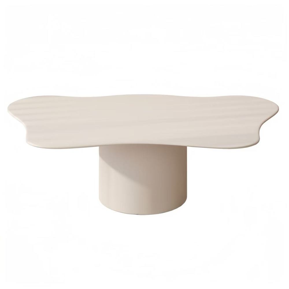 Cream Fengyun Duo Tea Table: A Healing Item that Brings Tenderness into the Living Room