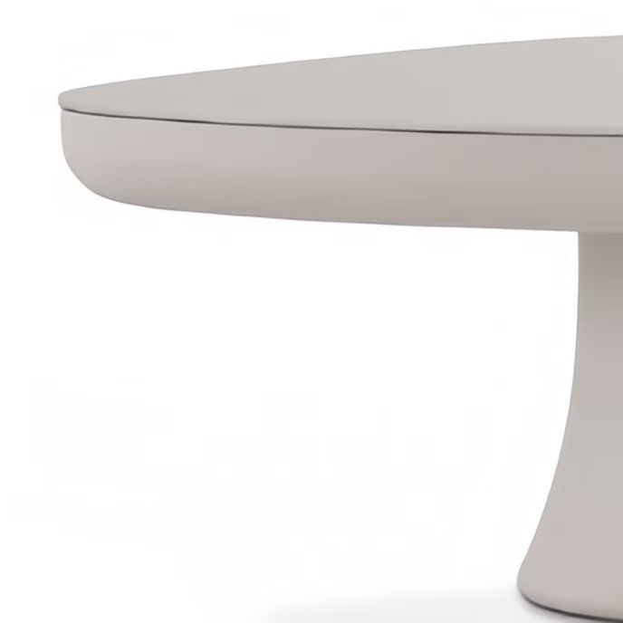 Pure White Round Table: The Quiet Aesthetics of Minimalist Lines