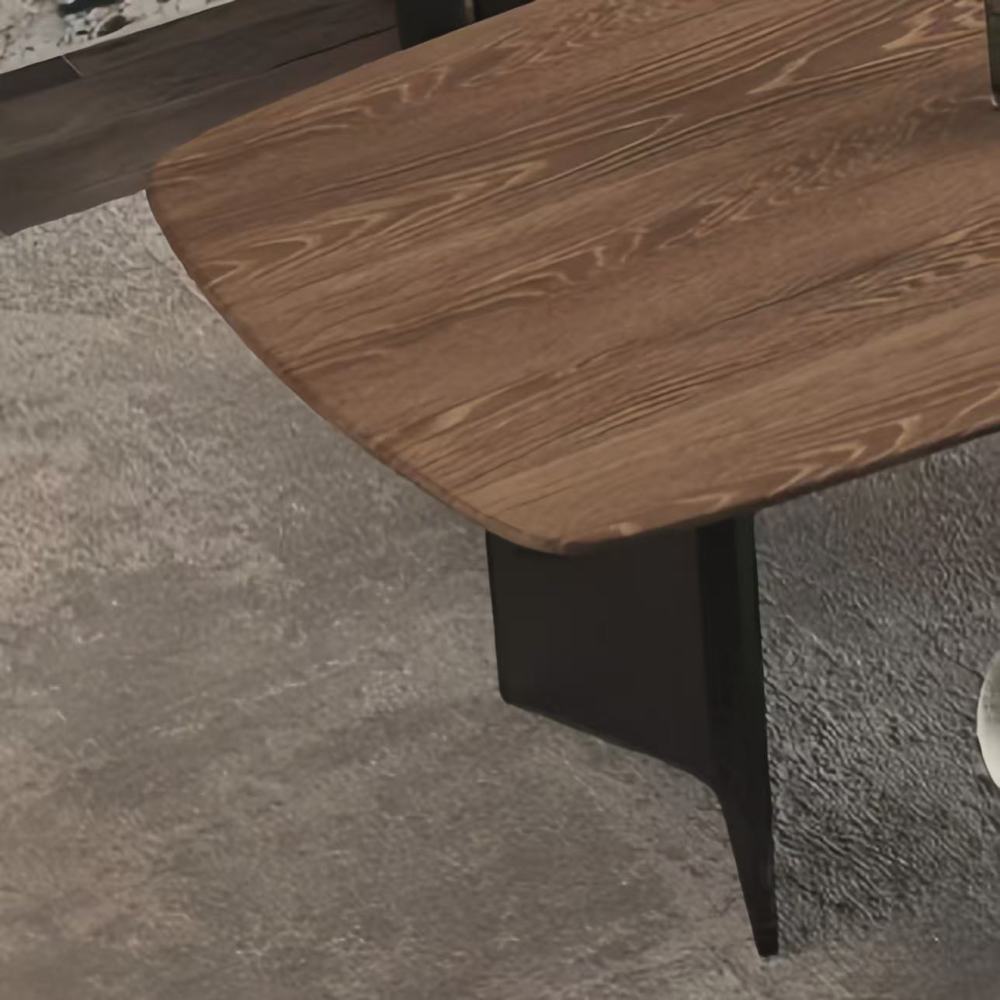 Designer style rock dining table: a combination of antique style dining tables and chairs