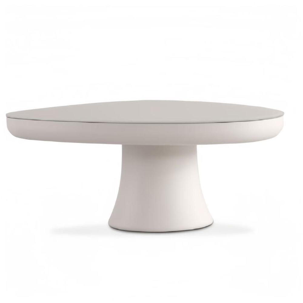 Pure White Round Table: The Quiet Aesthetics of Minimalist Lines
