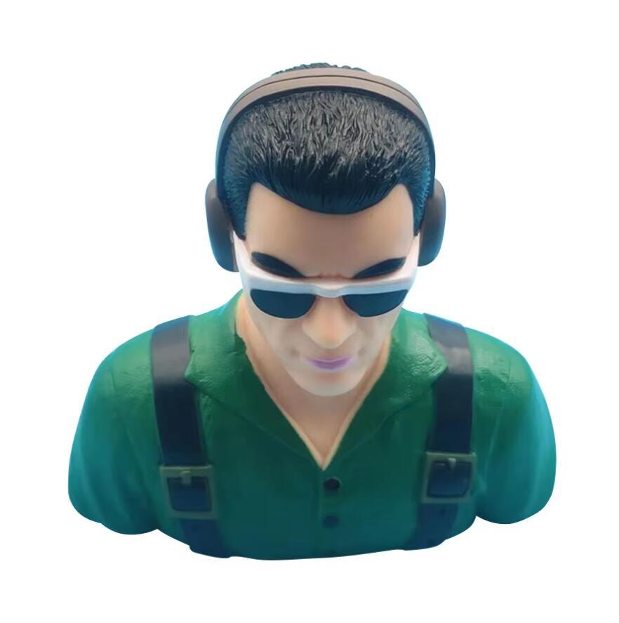 1 Pc 1/4 Scale Civil Pilots  Figures Toy Model  For RC Plane Accessories Hobby Color  Green  For RC Plane Accessories Hobby