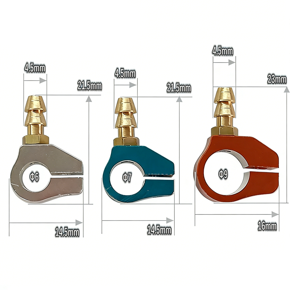 1Pc Fixed Wing Copper Pipe Filler Clip  Ship Shafting Copper Pipe Filler Clip Filler Nozzle For RC Boat Accessorie