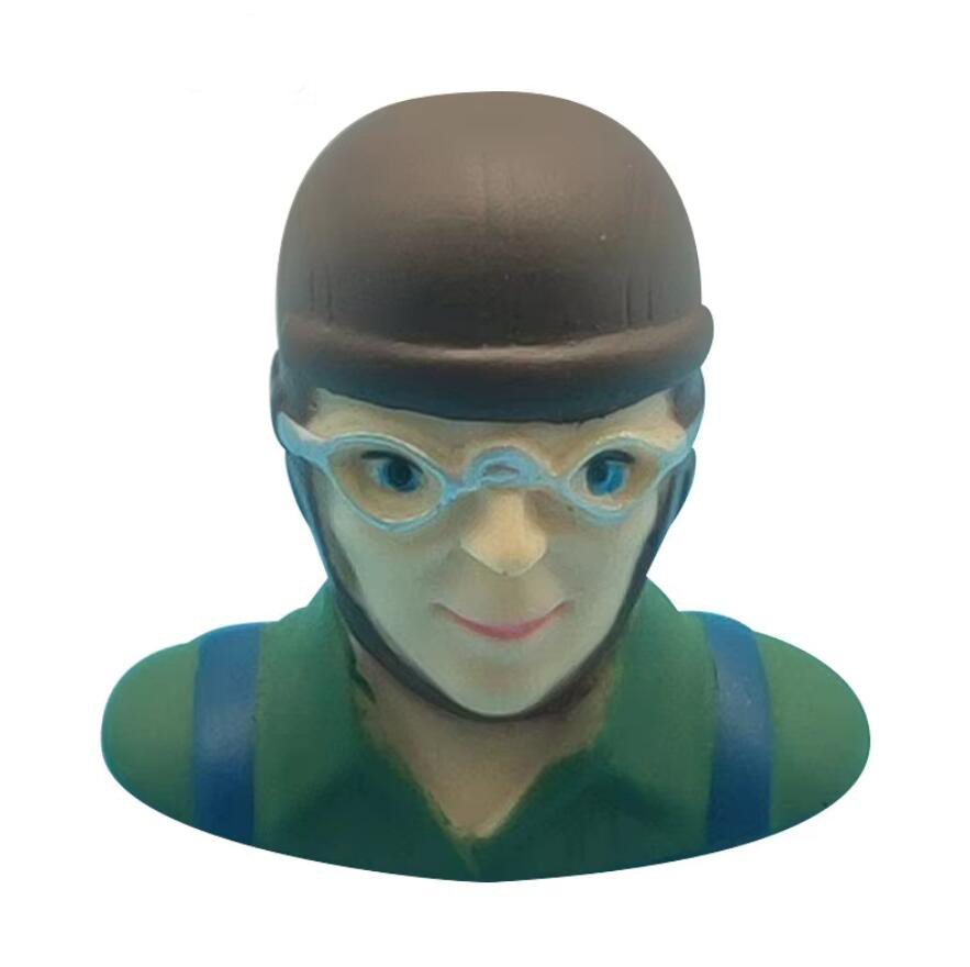 1 Pc 1/10 Scale Pilots Figures Toy Model  For RC Plane Accessories Hobby Color Green Orange Blue
