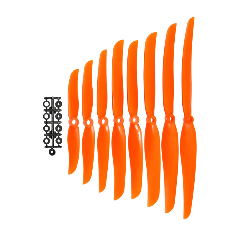 10 Pcs 2 Blade Propeller 5030 6030 7035 8040 8060 9050 1060 1160 Direct Drive High-Speed Pro Color Orange Rc Accessories