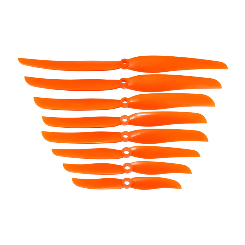 10 Pcs 2 Blade Propeller 5030 6030 7035 8040 8060 9050 1060 1160 Direct Drive High-Speed Pro Color Orange Rc Accessories