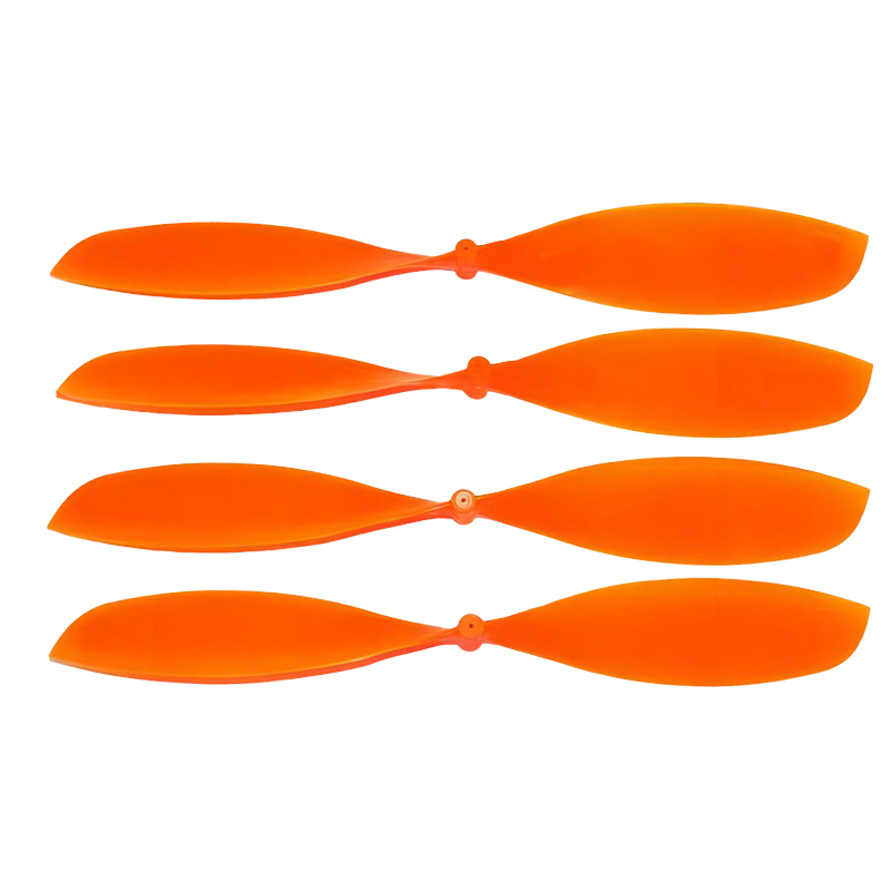10 Pcs Propeller 6-12 Inch For RC Rubber Band Powered Aircraft Model Orange/ Silver grey/Black Color For RC Model Plane