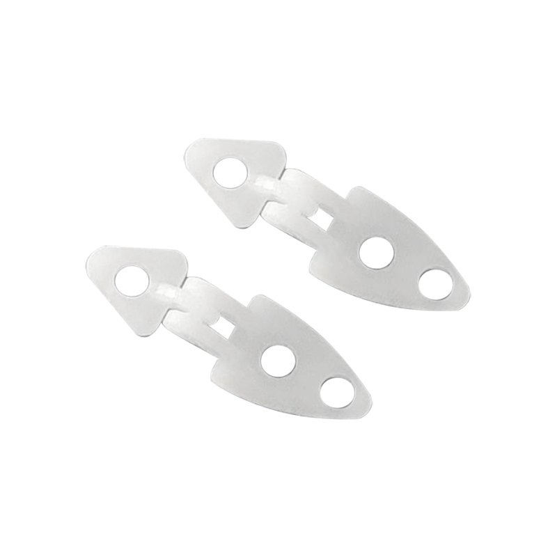 RC Model Aircraft Micro Multi-use Hinge HY008-012 White Plastic Pinned Hinges For RC Glider Fixed Wing Airplane DIY Accessories 008-01201 / 008-01202