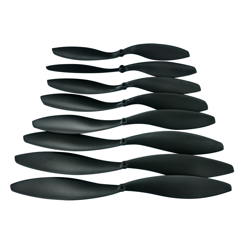 10Pcs Electric Motor Propeller 8043/8060/9047/1047/1147/1180/1280/1365/1410/1510/1575 For RC Airplane Black Color