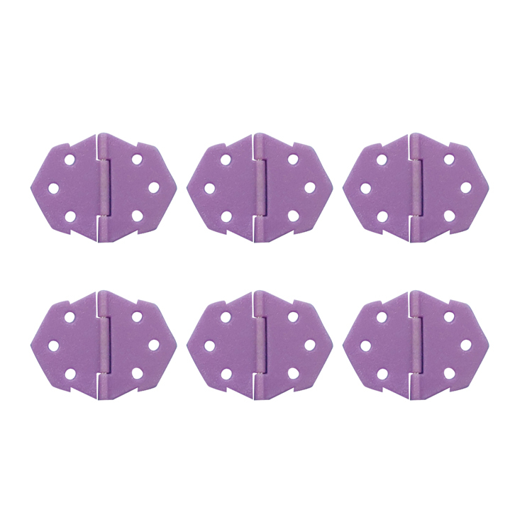 20Pcs/Pack  Multi‑Color Nylon Flat Hinge GMP Nylon Hinges Model Aircraft DIY Replacement Parts Plastic Hinge for RC Airplane Fixed‑Wing Aircraft