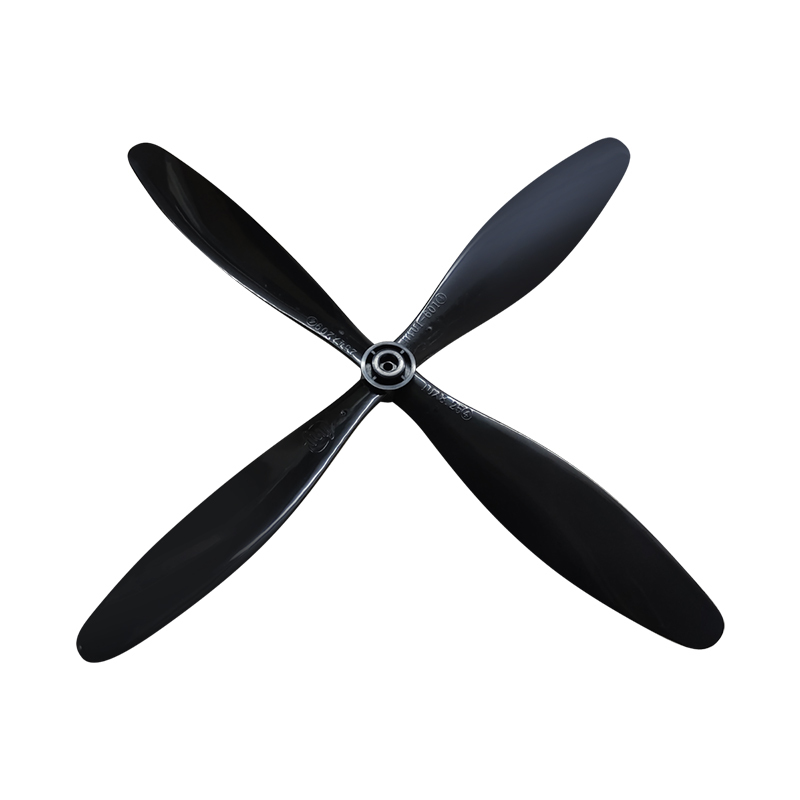5 Pcs 4-Blades Propellers 10×8.25 for Electric Motor E-Propellers for RC Model Plane