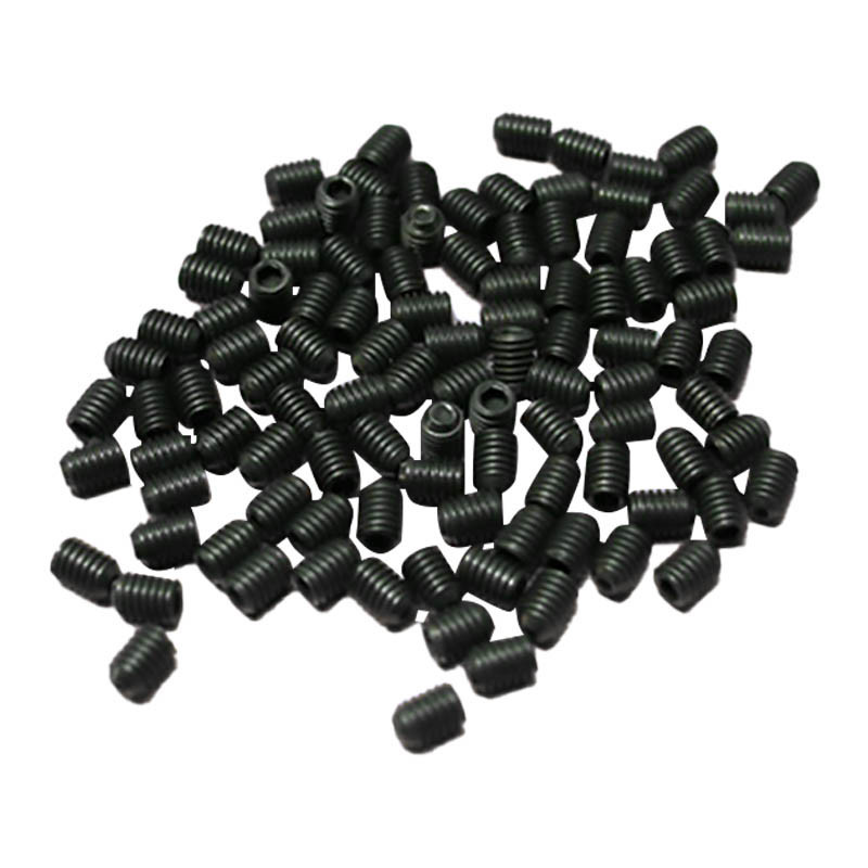 10Pcs Black Oxide Socket Grub Set Screws M3 M4 M6 Metric Thread Inner Hex Fasteners For RC Aircraft Model Component Fixing