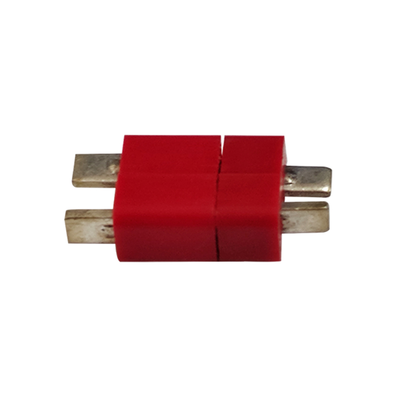 2Pairs T‑Style Power Plugs With End Grip Gilt / Antiskid / Mini Connectors For RC Model Aircraft Lipo Battery Power Wiring Accessories